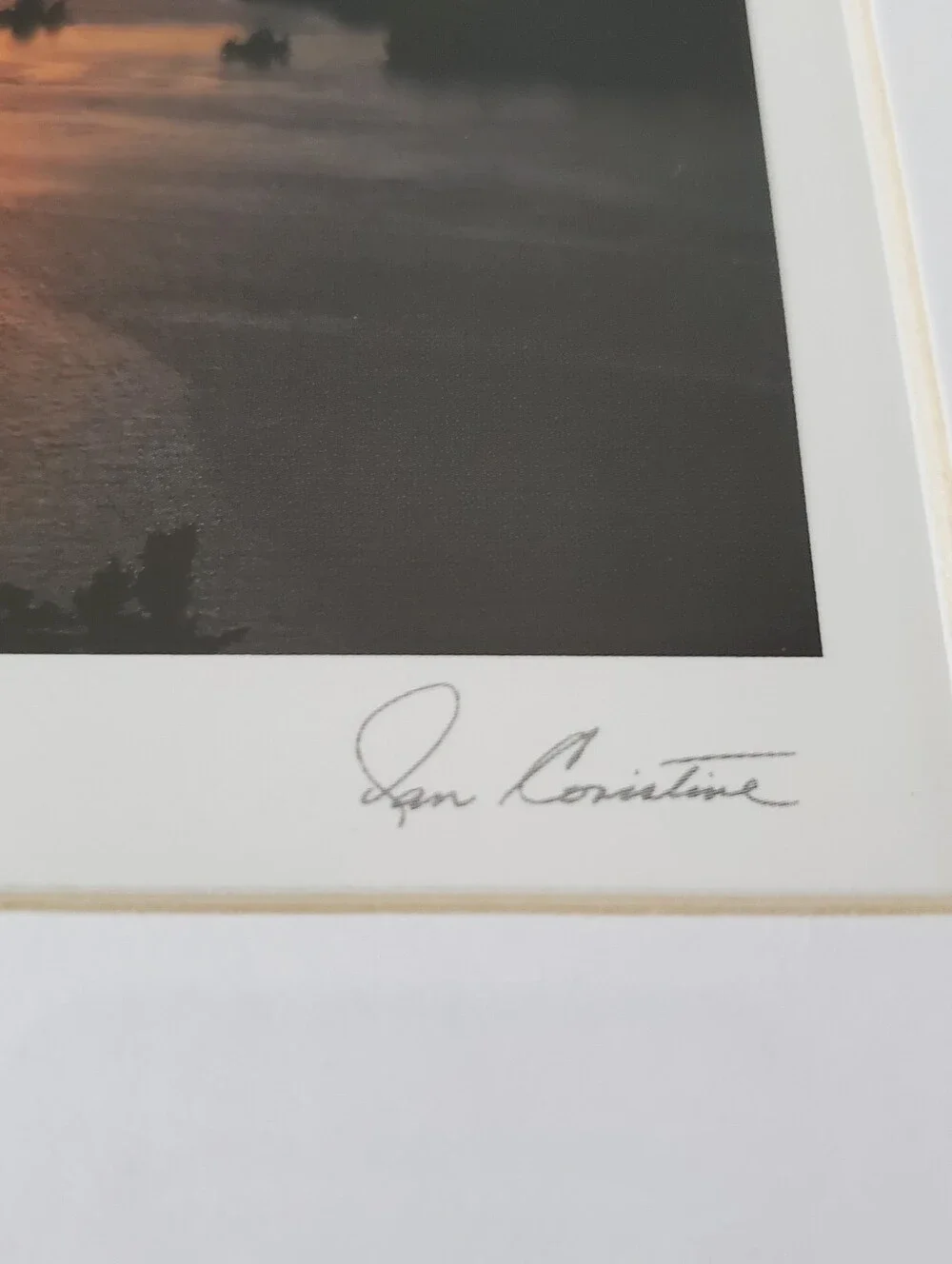 Sunset Landscape Gallery Wall Art Matted & Framed Postcard Print IAN CORISTINE - Picture 5 of 9